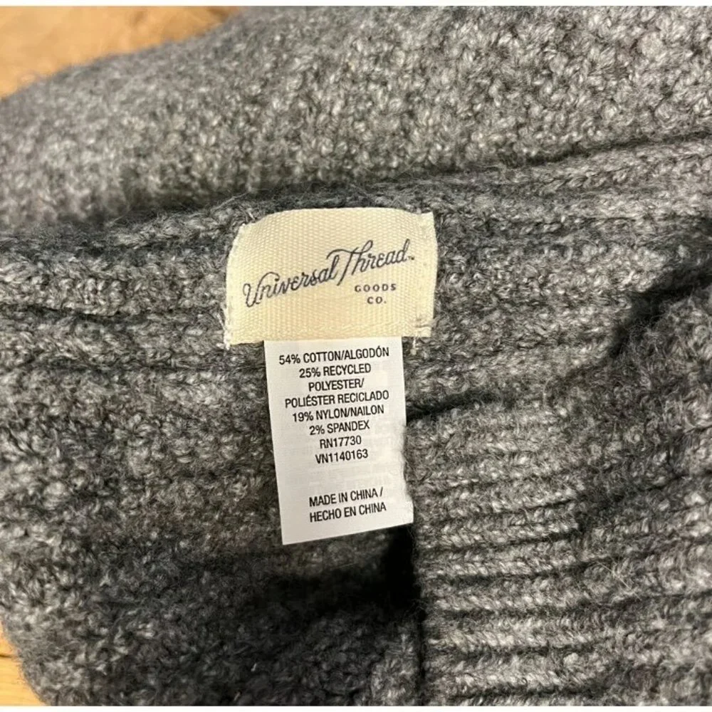 Gray Infinity Scarf Universal Thread